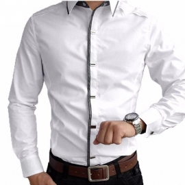 Značkové Slim Fit Bavlněné Košile