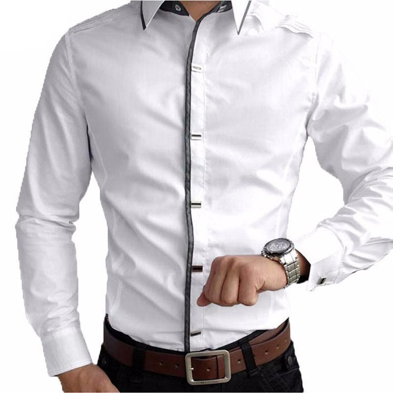 Značkové Slim Fit Bavlněné Košile