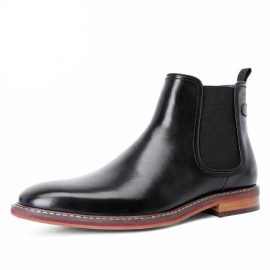 Pánské Kotníkové Boty Martin Chelsea Boots Z Lýtkové Kůže