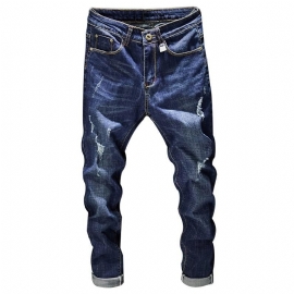 High Street Zničené Rip Jeans