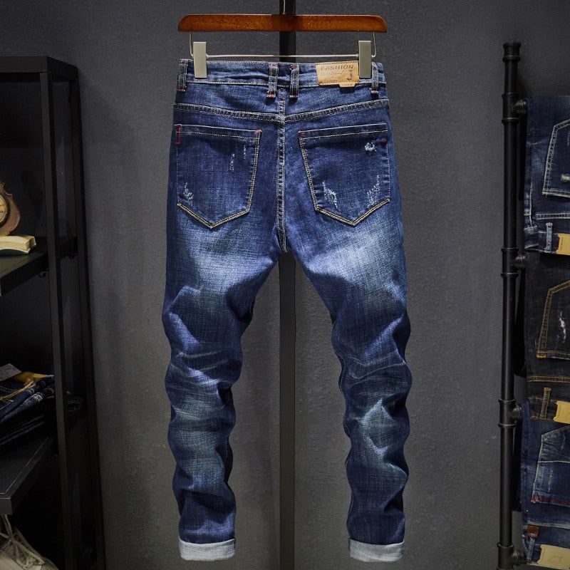 High Street Zničené Rip Jeans