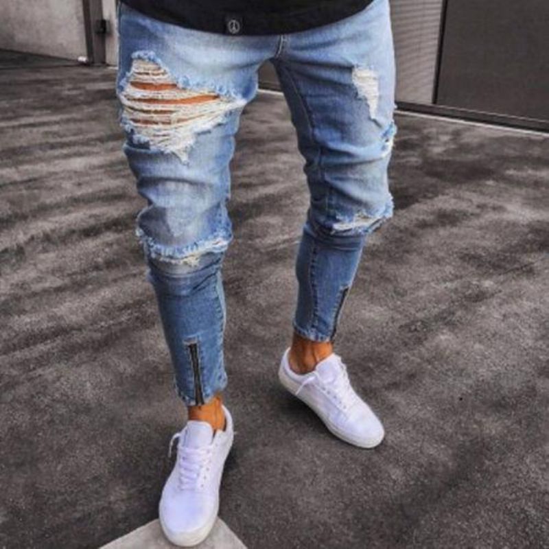 Módní Skinny Pencil Jeans