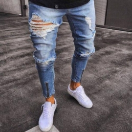 Módní Skinny Pencil Jeans