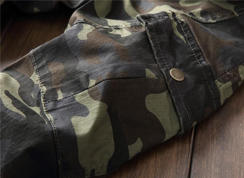 Neformální Džíny Camo Multi-pocket