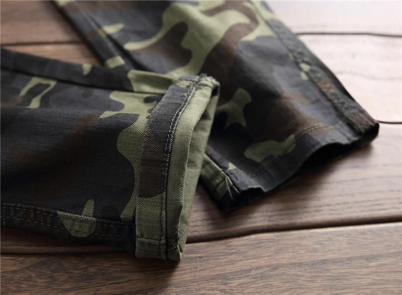 Neformální Džíny Camo Multi-pocket