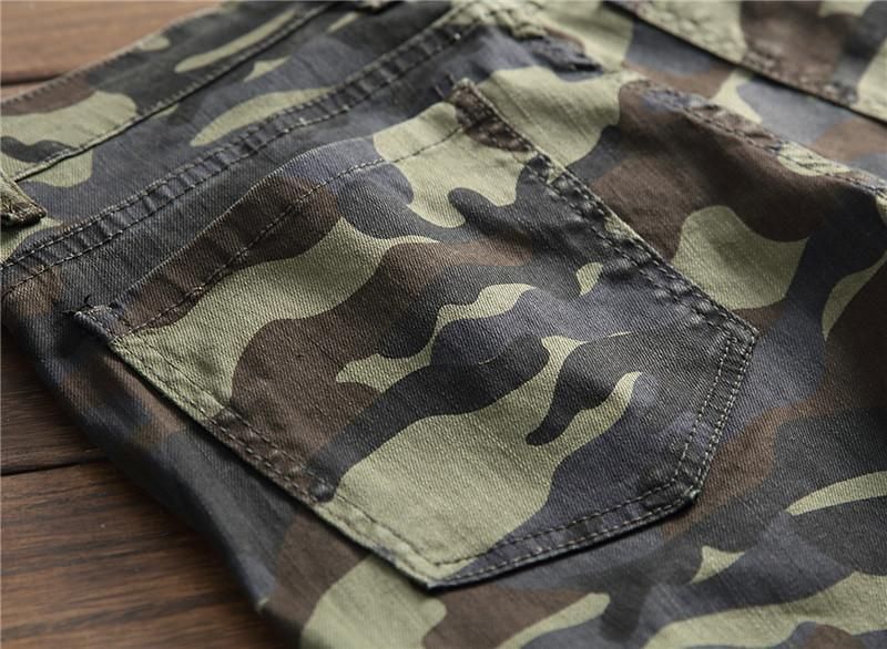 Neformální Džíny Camo Multi-pocket