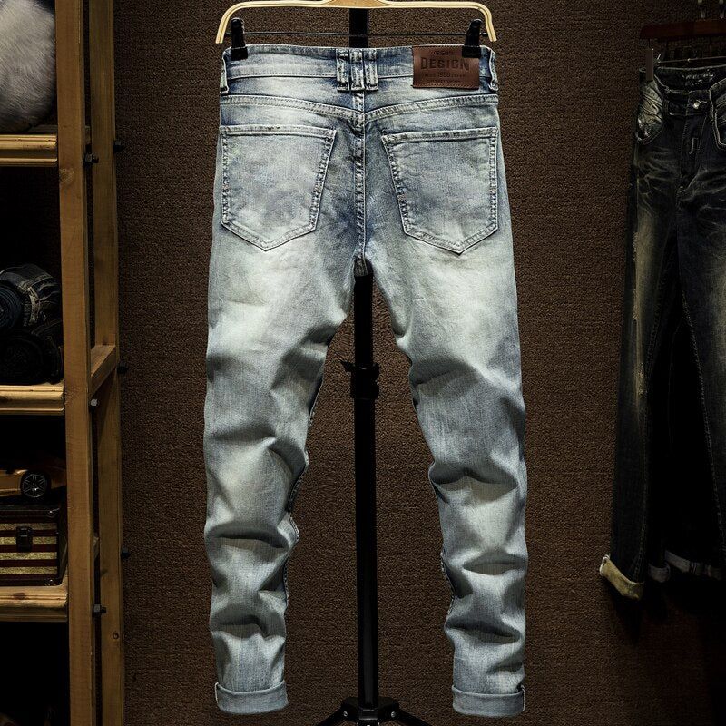 Ripped Distressed Streetwear Jeans