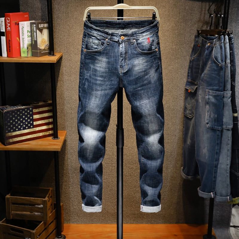 Slim Fit Stretch Pencil Jeans