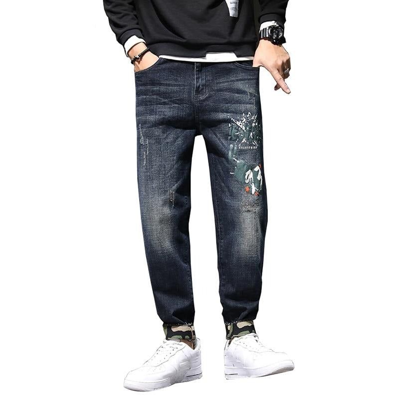 Streetwear Stretch Baggy Denim Jeans