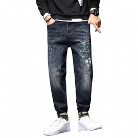 Streetwear Stretch Baggy Denim Jeans