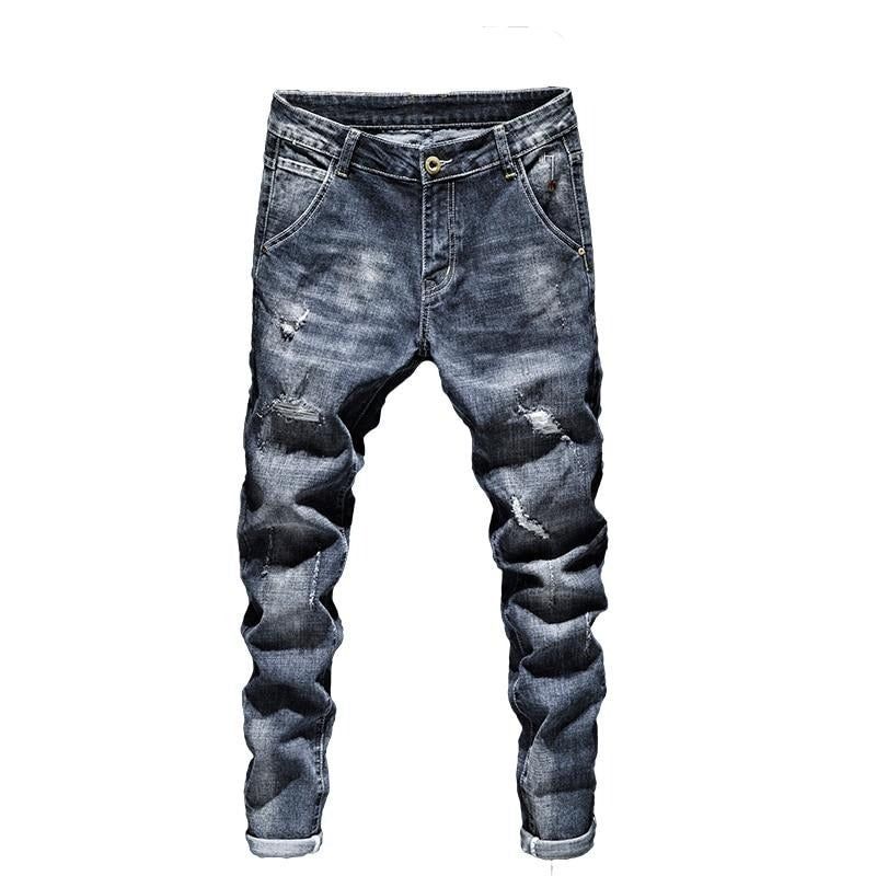 Strečové Džíny Slim Fit Distressed