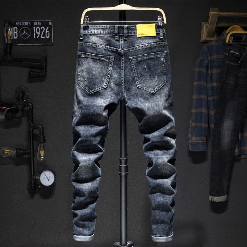 Strečové Džíny Slim Fit Distressed