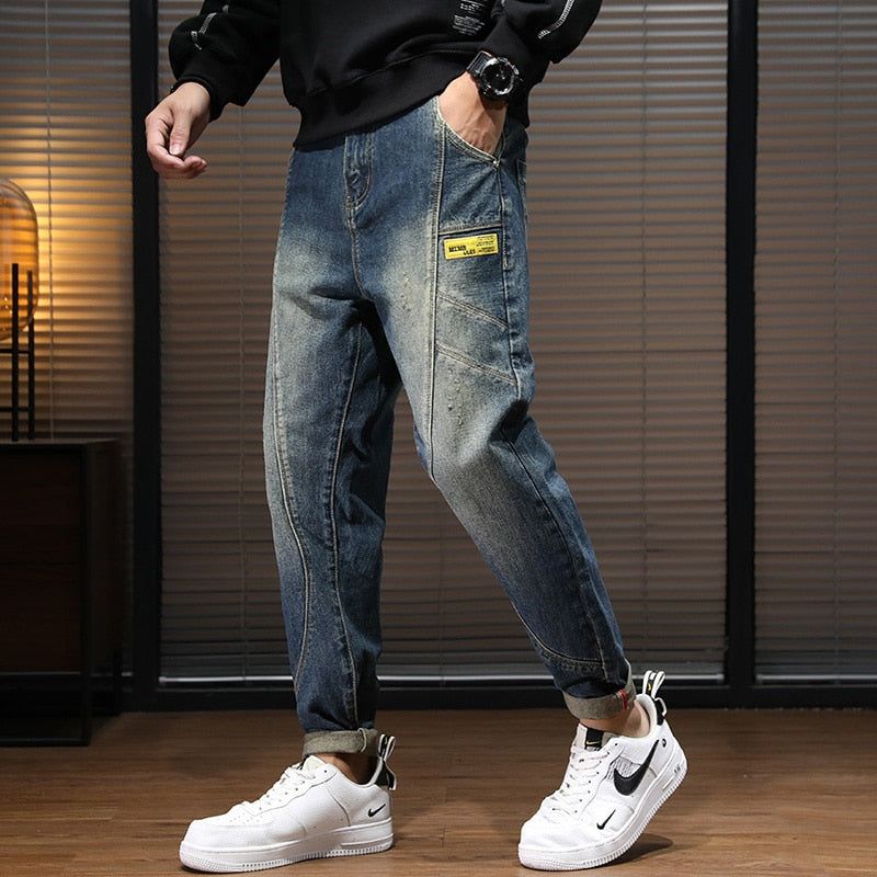 Volný Střih Streetwear Neformální Džíny