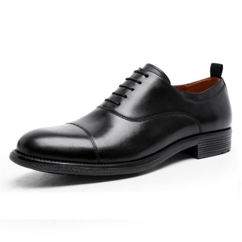 Gentleman Retro Lakovaná Kůže Oxford