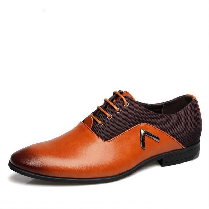 Kožené Elegantní Design Ležérní Oxford