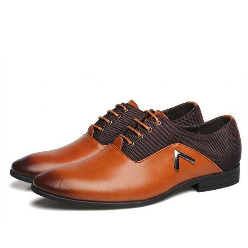 Kožené Elegantní Design Ležérní Oxford