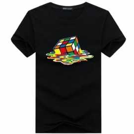 Stylové Tričko Rubik Cube