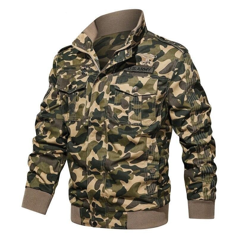 Taktická Bunda Bomber Army Camo