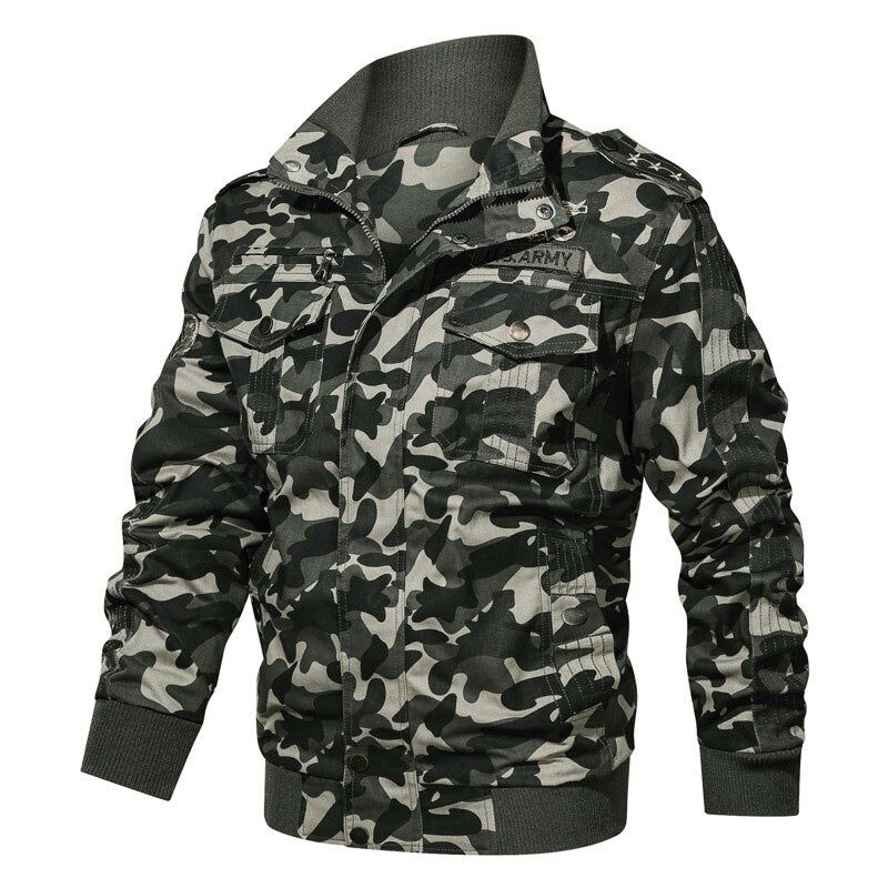 Taktická Bunda Bomber Army Camo