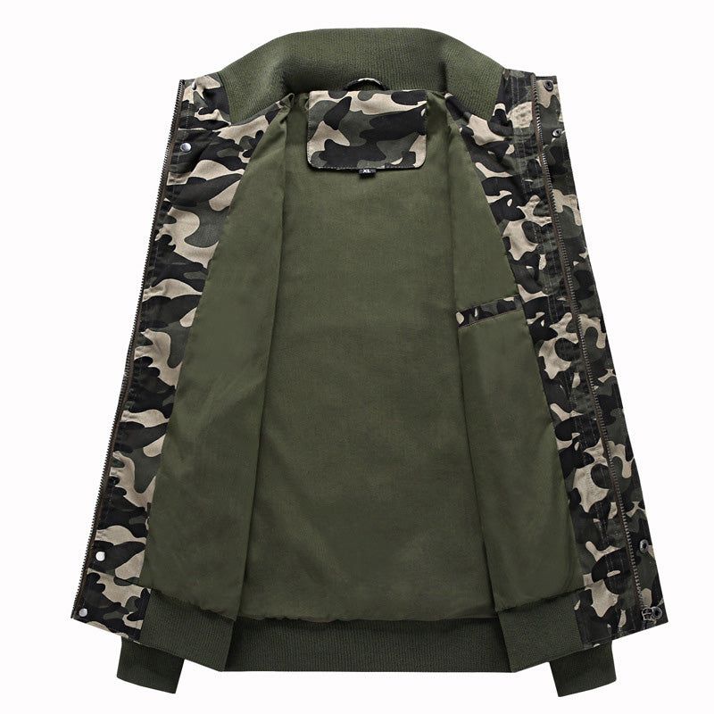 Taktická Bunda Bomber Army Camo