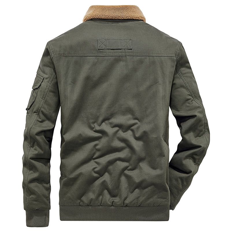 Teplá Bavlněná Bunda American Windbreaker Bomber Jacket