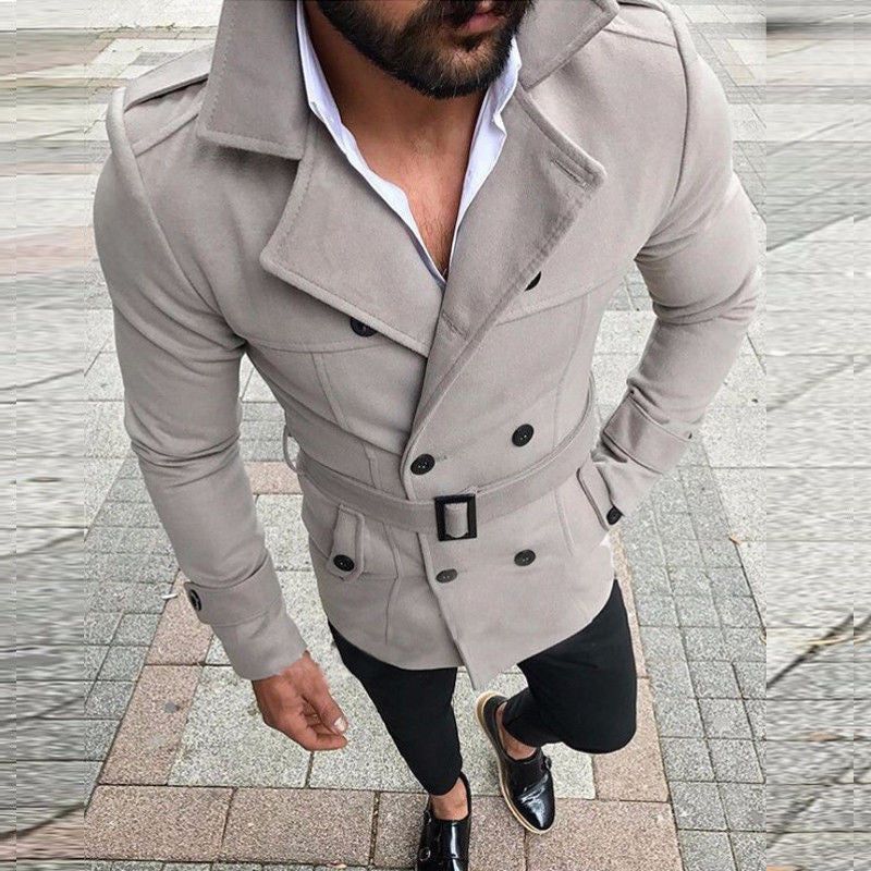 Trench Reefer Double Breasted Peacoat