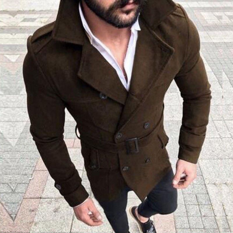 Trench Reefer Double Breasted Peacoat