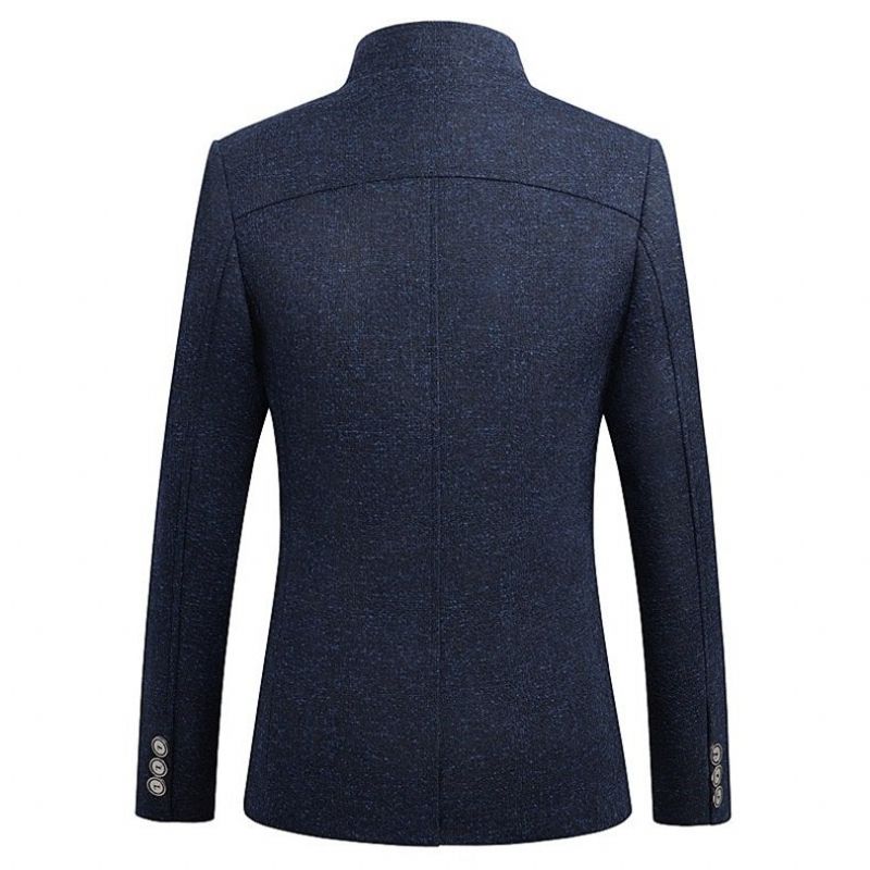 Anglický Styl Business Stand Collar Blazer