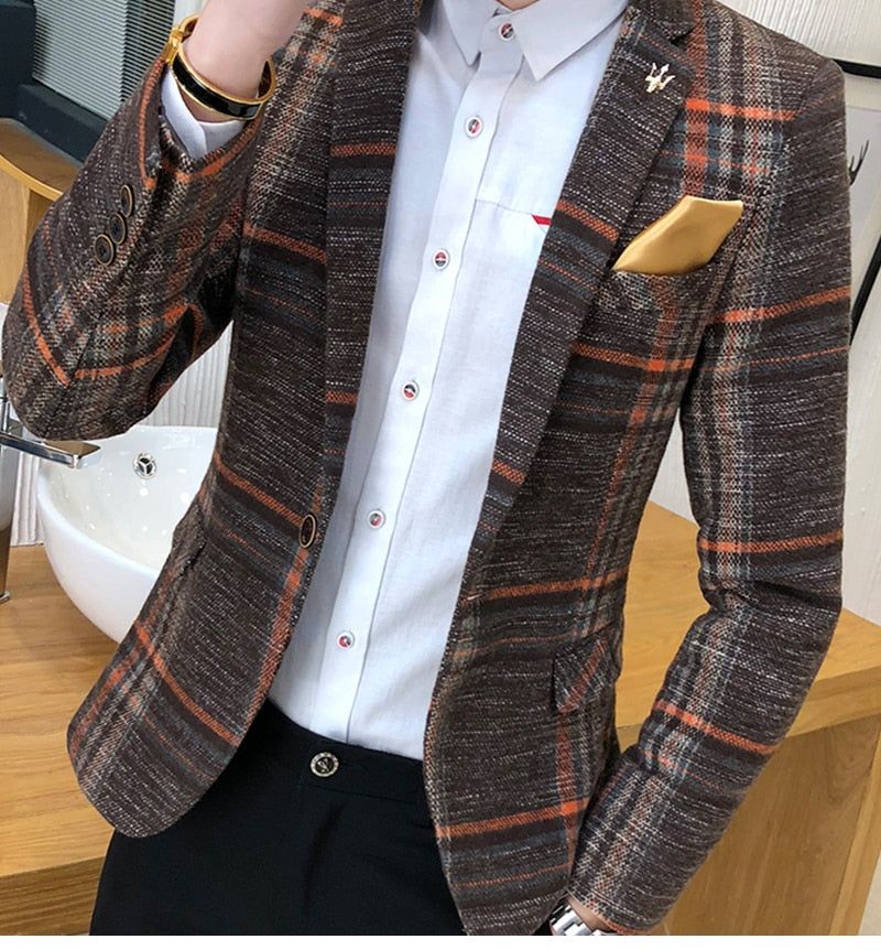 Tlačítko Designer Blazer Tweed