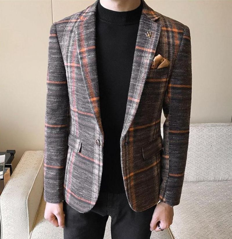 Tlačítko Designer Blazer Tweed