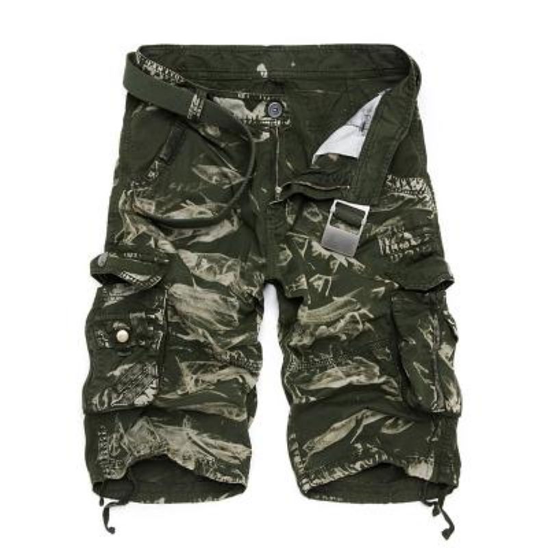 Camo Cargo Šortky