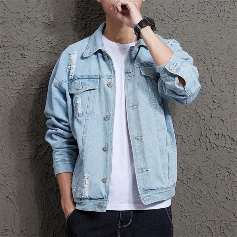 Jean Jacket Spring Hole