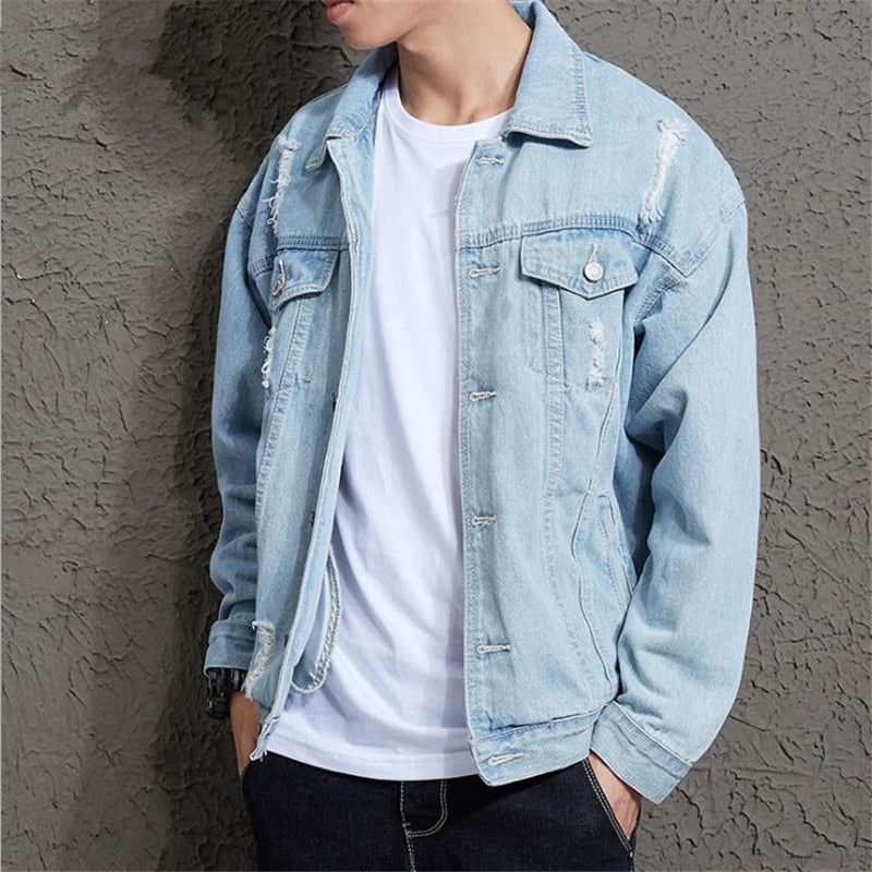 Jean Jacket Spring Hole