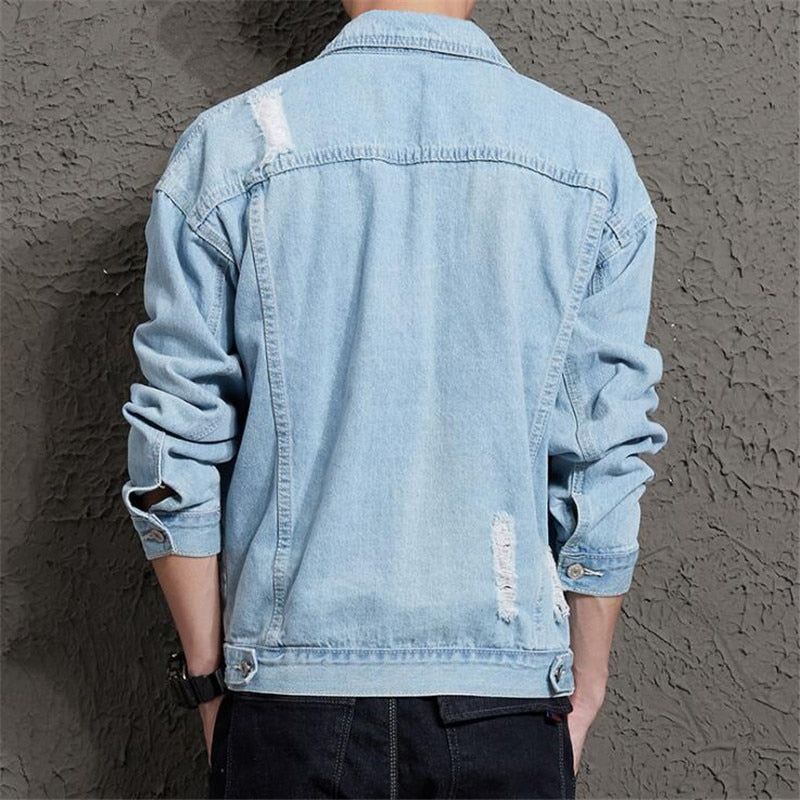 Jean Jacket Spring Hole