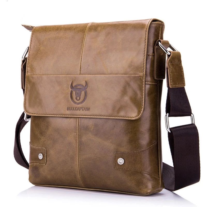 Vintage Crossbody Kabelka Z Pravé Kůže