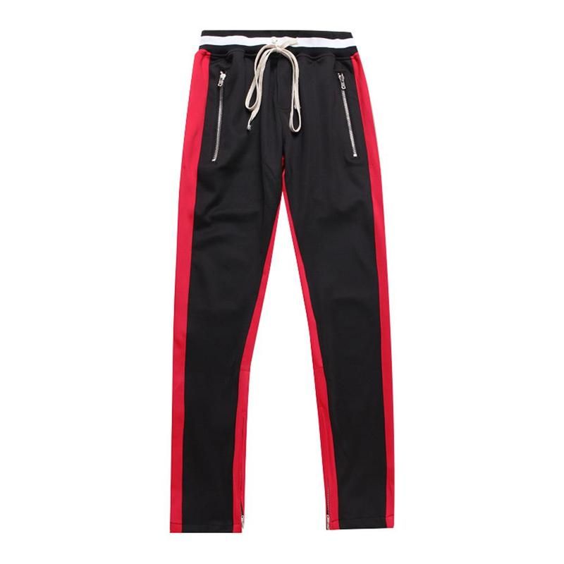 Pruhované Track Long Skinny Joggers