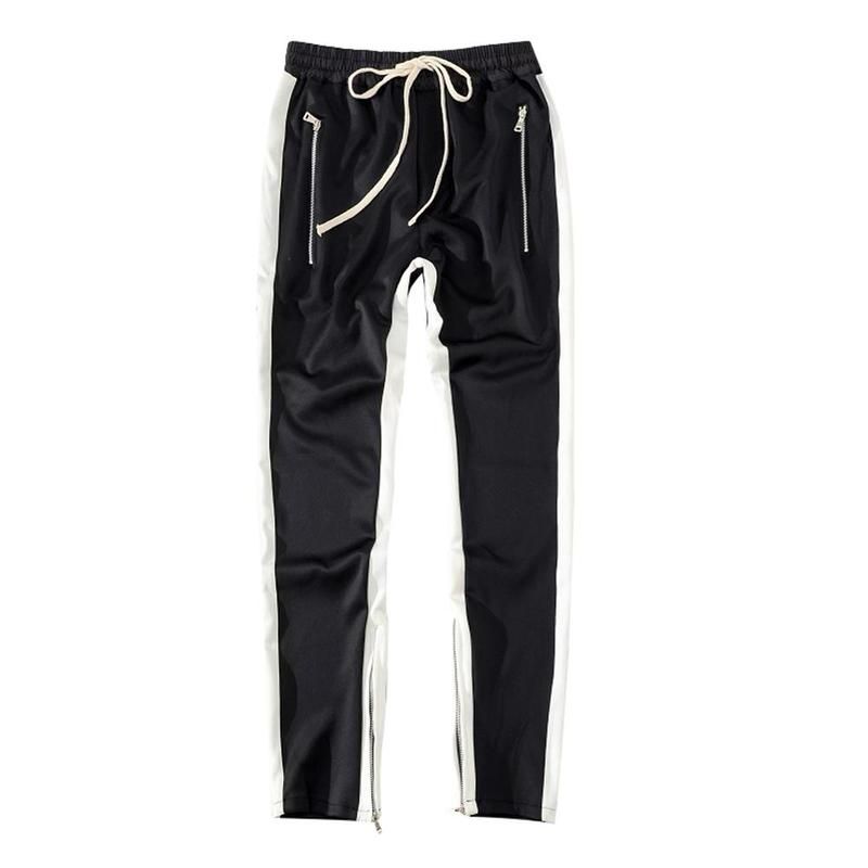 Pruhované Track Long Skinny Joggers