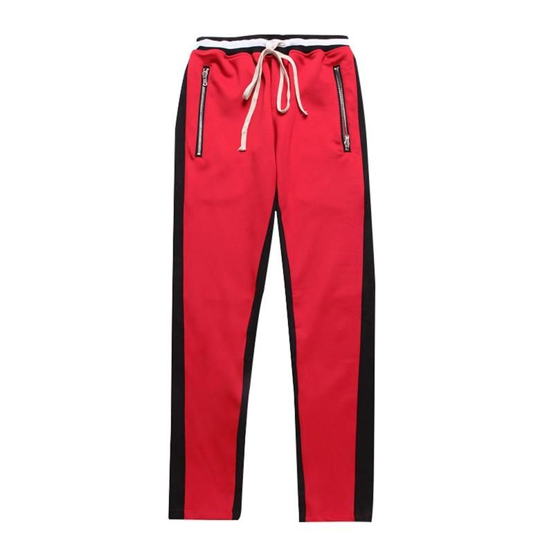 Pruhované Track Long Skinny Joggers