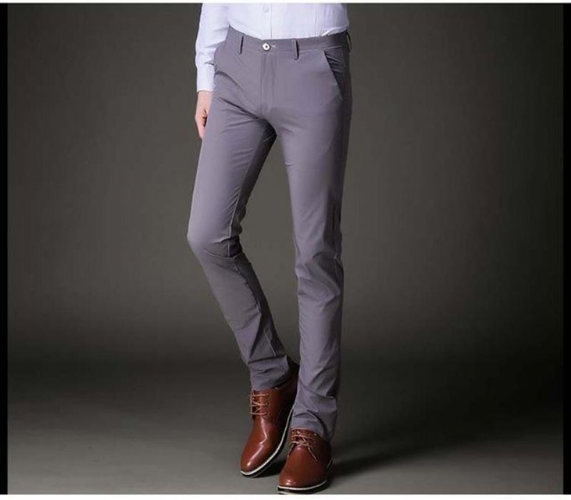 Slim Fit Strečové Kalhoty