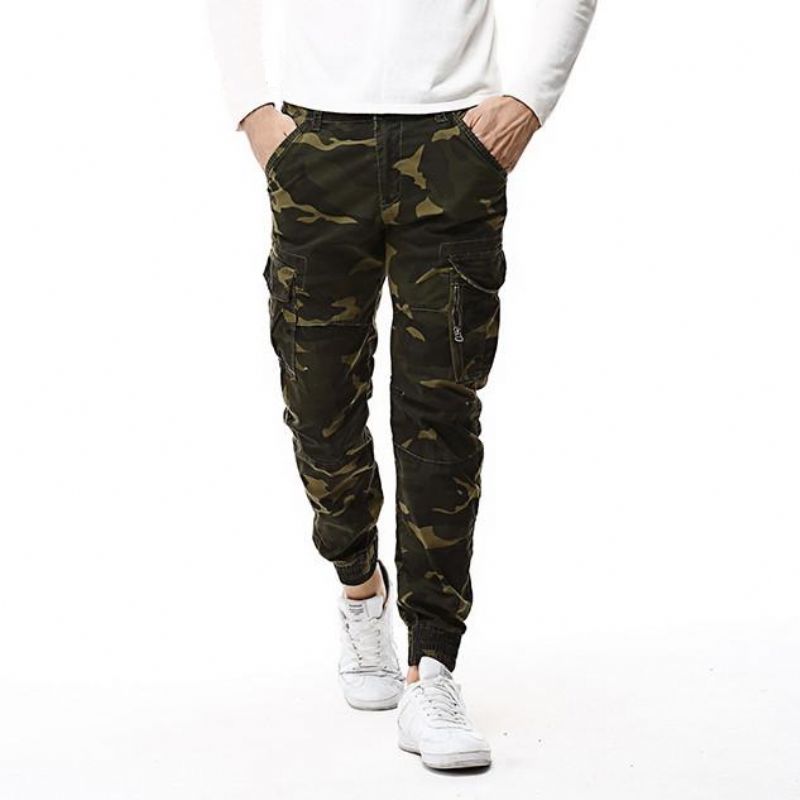 Streetwear Maskáčové Kalhoty Jogger